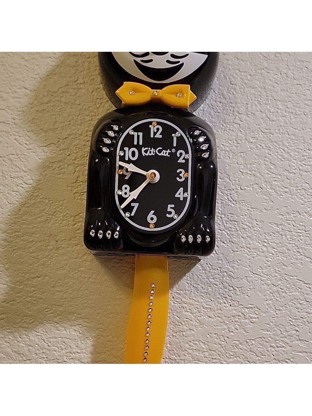 Jeweled Kit-Cat Klock clock SUPER RARE - Picture 4 of 5